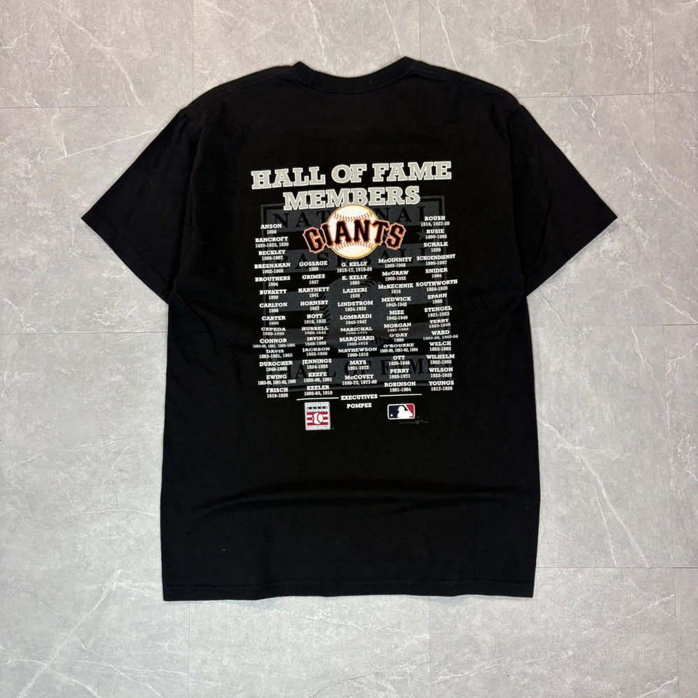 Gear For Sports San Francisco Giants Hall of Fame Members T-Shirt Black Mens M